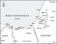 Palestine campaign map
