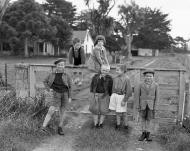Polish and kiwi children playing