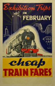 Railways poster for New Zealand centennial