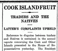 Report on the Rarotonga riots