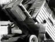 Preparing rowers' camp for 1950 Empire Games