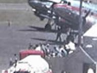 Film: the Queen flies out from Paraparaumu, 1954