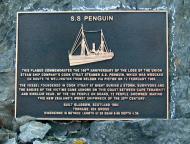 SS  Penguin  plaque