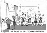 Divided loyalties Springbok tour cartoon