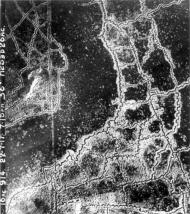 Aerial photo of Somme trench systems