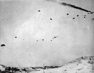 German paratroops over Heraklion