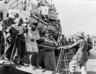 Evacuating wounded from Crete