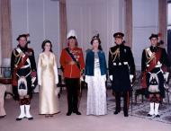 Sir Bernard Fergusson and personal staff