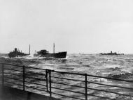 Merchant ships en route to Britain