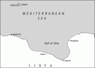 Libyan campaign map, 1940-1943