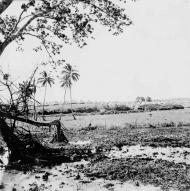 Military camp in Fiji during Pacific war