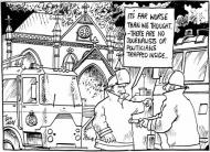 Tom Scott parliamentary cartoon, 1992