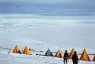 Recovery party accommodation, Mt Erebus