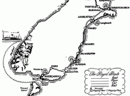 Royal tour route, Ashburton-Bluff, 1954