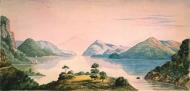 Lake Waikaremoana painting