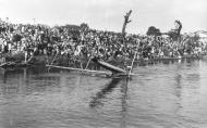 American servicemen at Ngāruawāhia regatta, 1943