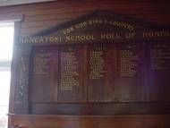 Mangatoki rolls of honour