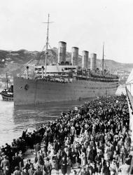 Troopship <em>Aquitania</em>