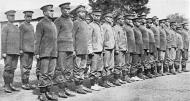 Niuean and Cook Island soldiers on parade
