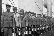 New Zealand tunnellers on board the Ruapehu