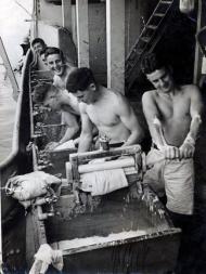 Washing clothes on HMS <em>Philomel</em>