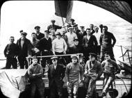Black and white photograph of Weddell Sea party