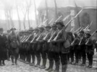 Film: inspecting the troops, 1917