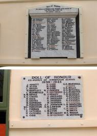 Kimbolton School war memorials