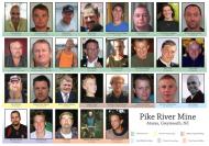 Pike River mine memorial board
