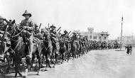 New Zealand Mounteds ride through Cairo