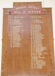 Ohinewai Roll of Honour