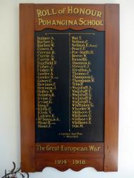 Pohangina rolls of honour