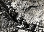 Sound: veteran describes trench warfare