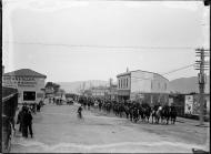 Special constables on horseback, Petone
