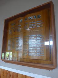 Te Pahu roll of honour