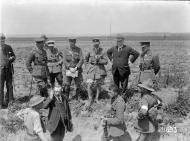 Sir Joseph Ward listening to wireless report