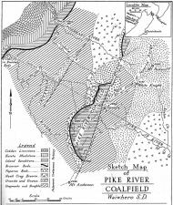 Pike River coalfield map