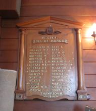 Wiri roll of honour