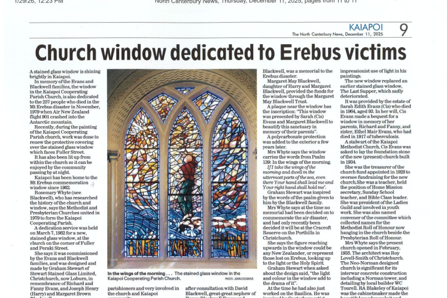 Newspaper article