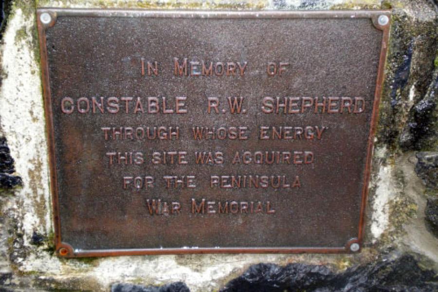 Memorial plaque