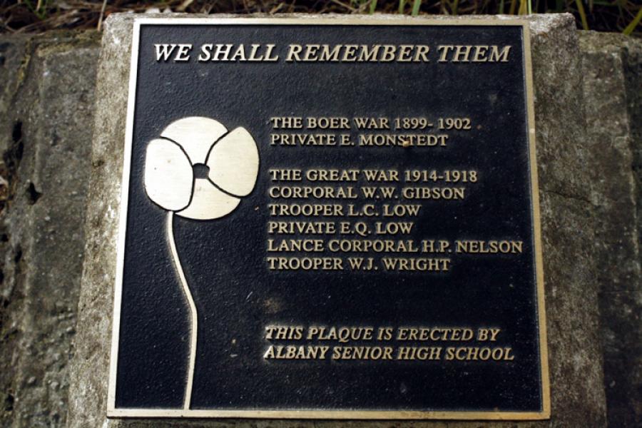 Albany High School memorial