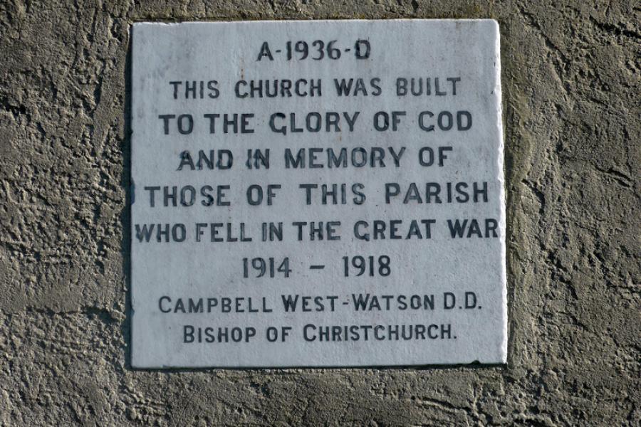 All Saints Church Hokitika