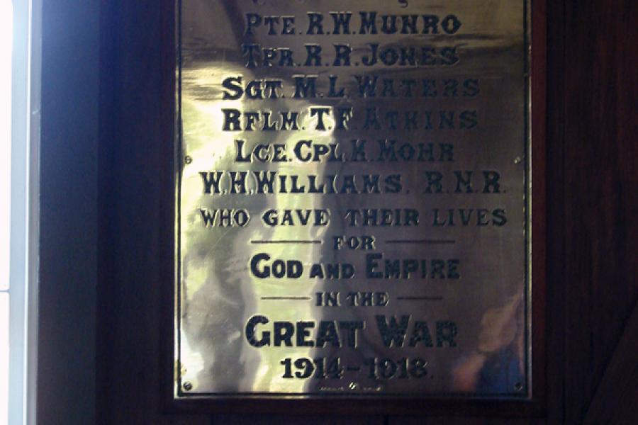 All Souls memorial