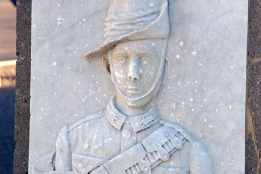 Detail from memorial
