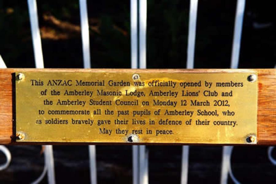 Amberley school memorial