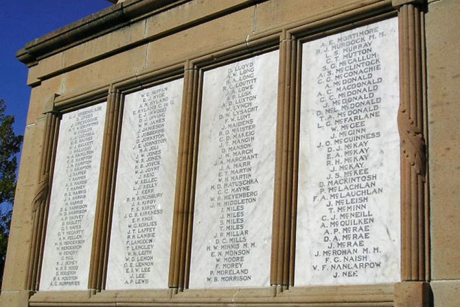 Ashburton war memorial