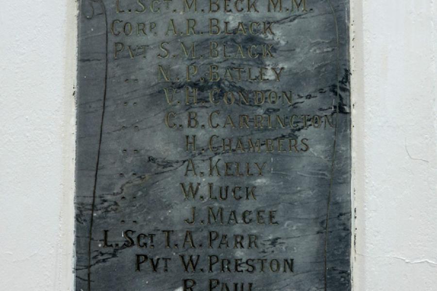 Awakino war memorial