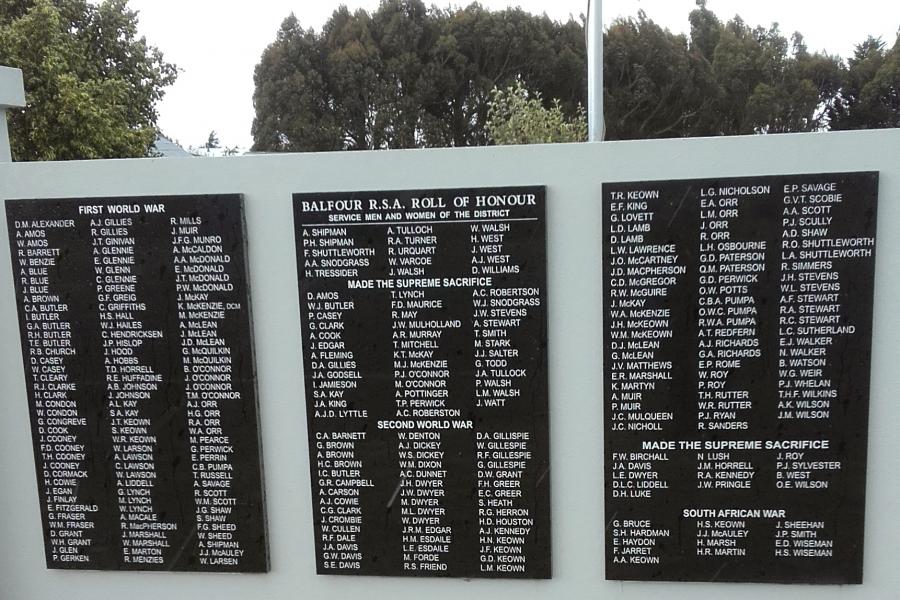 Original memorial arch