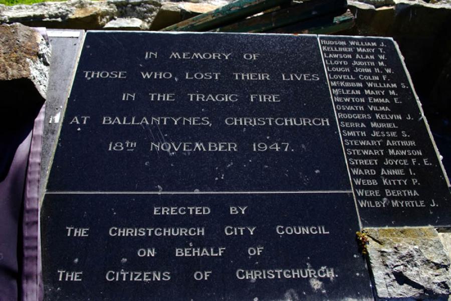 Detail of memorial