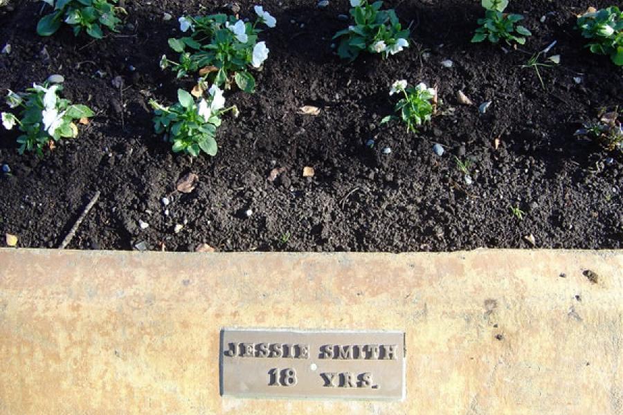 Detail of memorial